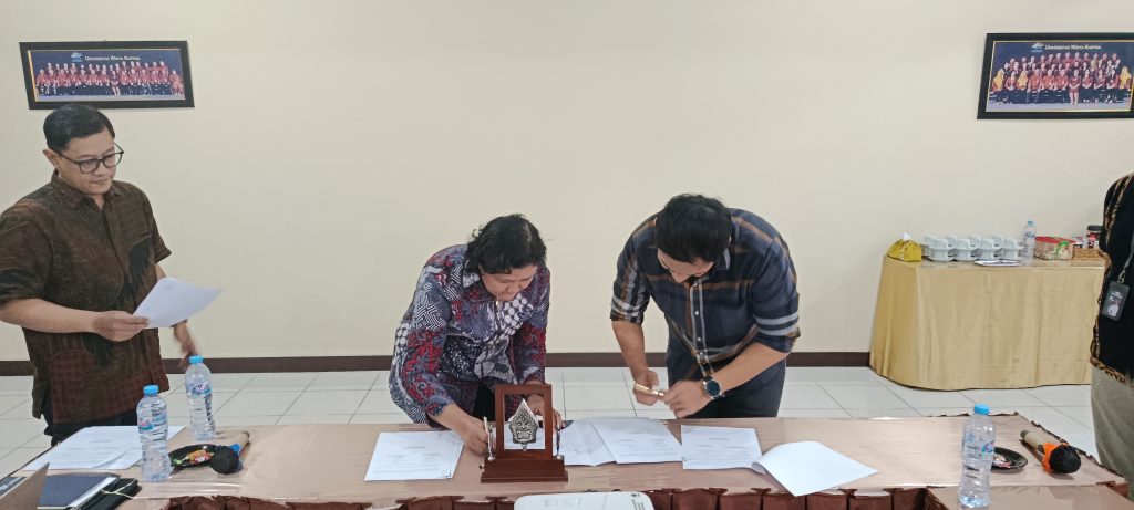 Penandatanganan IA dengan Kaprodi Arsitektur