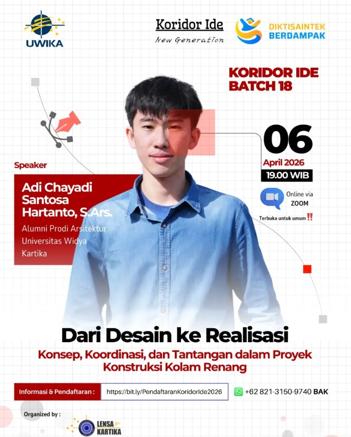 Koridor Ide April 2026 Universitas Widya Kartika